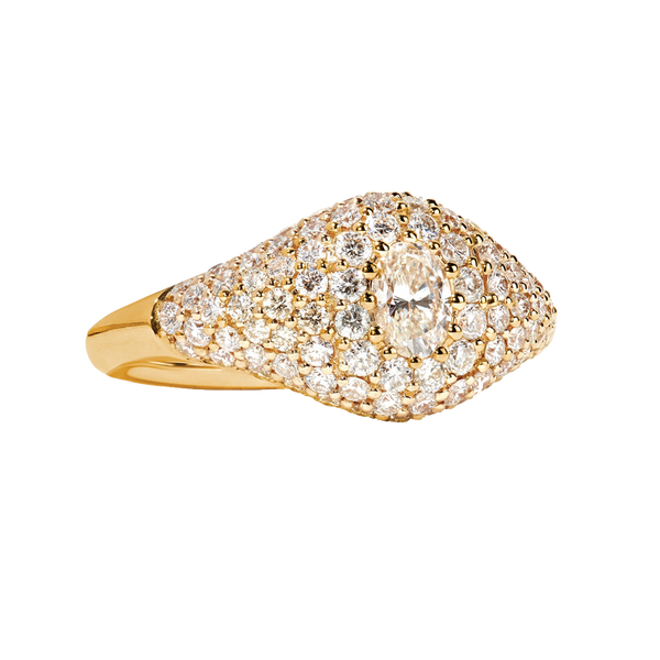 18kt Gold Diamond Ring