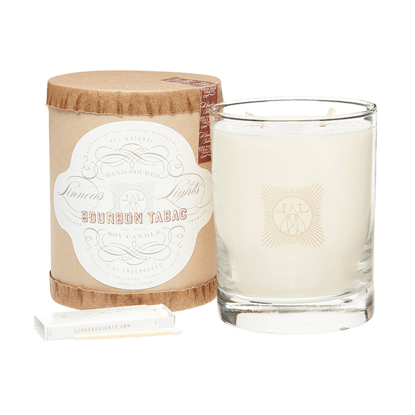 Bourbon Tabac 2-Wick Soy Candle