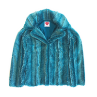 Turquoise Mink Jacket